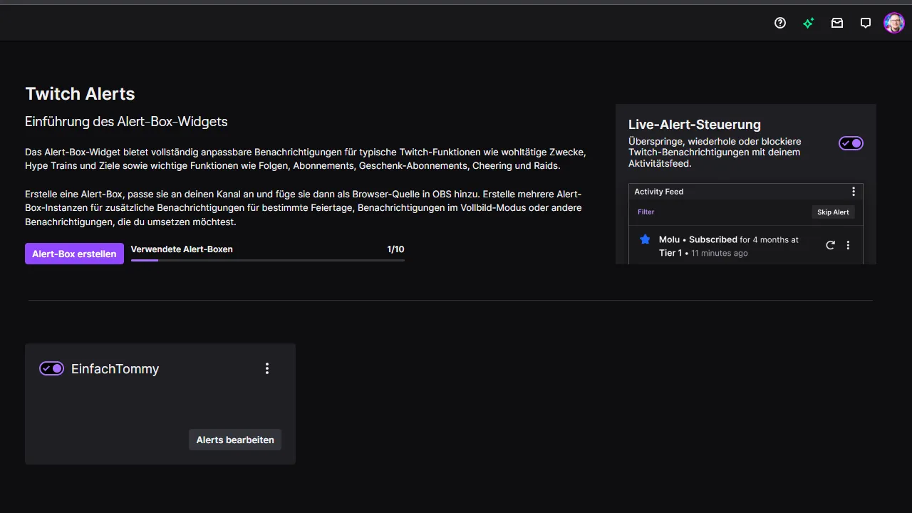 Twitch-Alerts-erstellen-spielecheck-01 Twitch Alerts erstellen